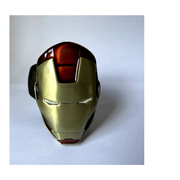 Iron Man Helmet Tony Stark Marvel Belt Buckle Unisex NEW - Picture 2 of 10